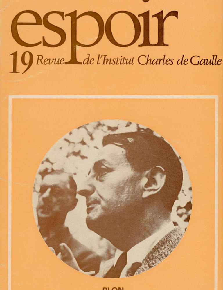 Revue Espoir n°19 – André Malraux