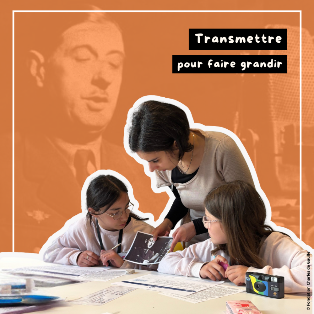Don à la Fondation Charles de Gaulle - Comprendre le passé c'est préparer l'avenir